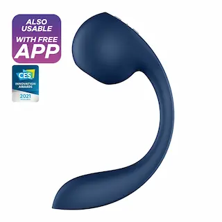 Vibrátor SATISFYER Pro+ Wave 4 Connect App modrý