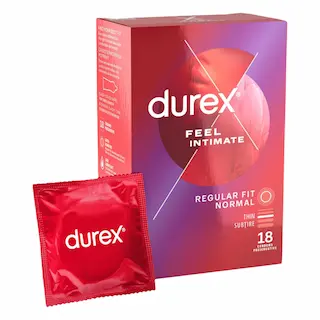Durex Feel Intimate – extra tenké kondomy – 18 ks