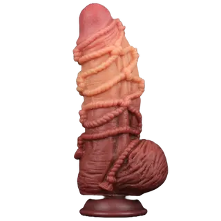 King size dvojvrstvý silikonový anální kolík