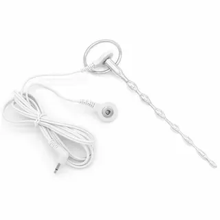 Slave4master E-Stim Wavey Dilator, ocelový dilatátor pro elektrosex 151 x 4–7 mm