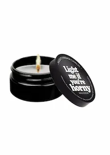 Mini masážní svíčka 56 g – Light me if you’re horny