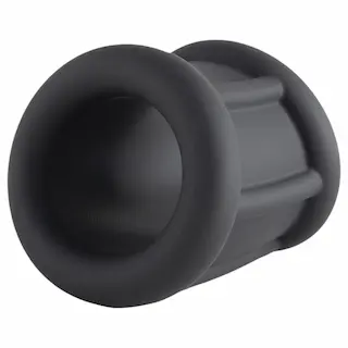 Pulselock Cocktura – vroubkovaný silikonový erekční kroužek (černý) – 30 mm