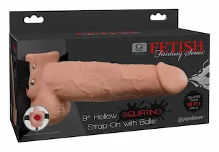 Strap-on s funkcí ejakulace