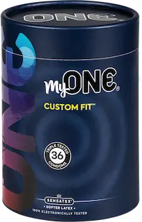 MyOne Maxi-Pack: Custom Fit, size 64K, 36 condoms