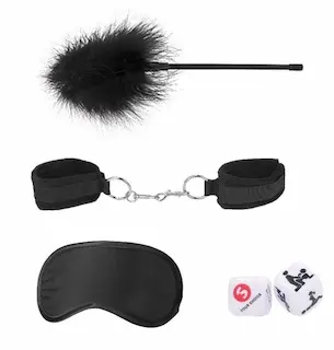 Ouch! by Shots Introductory Bondage Kit #2, black