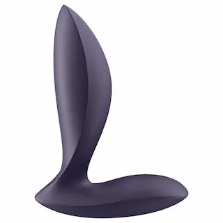 Satisfyer Power Plug – anální vibrátor ovládaný aplikací (fialový)