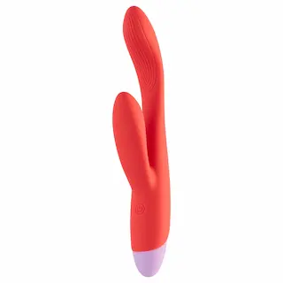 Dreamtoys Love Signal – vibrátor na G-bod a klitoris – červený