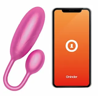 ONINDER – DENVER VIBRATING EGG PINK 7 X 2.7 CM FREE APP