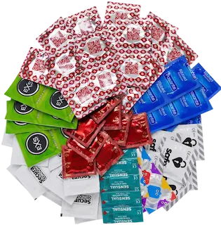 Sada stimulačních kondomů – Extreme Pleasure pack (72 ks)