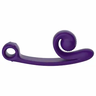 Snail Vibe Curve – vibrátor a stimulátor klitorisu 2v1 – fialový
