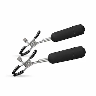 EASYTOYS FETISH COLLECTION Svorky na bradavky s vibračními patronami