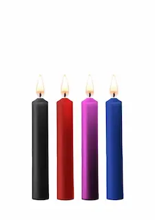Teasing Wax Candles – 4 Pieces – Multicolor