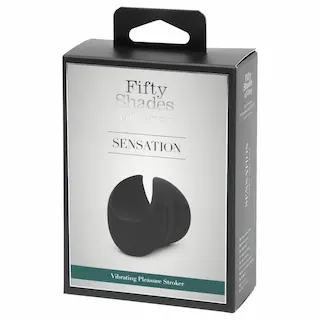 Fifty Shades of Grey – Sensation – masturbátor na penis – vibrační – černý