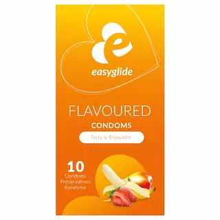 EasyGlide – ověřené kondomy – ovocná příchuť – 10 ks