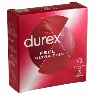 Durex Feel Ultra Thin – ultra realistický kondom (3 ks)
