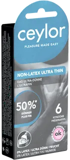 Ceylor Single: Non-Latex, ultra thin 6 pcs