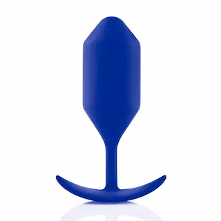 b-Vibe Snug Plug 4 Modrý