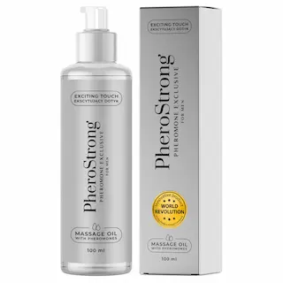PheroStrong Exclusive – masážní olej pro muže – 100 ml