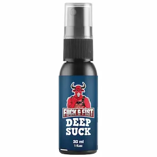 Fuck & Fist Deep Suck Spray 30 ml, orální sprej pro deep throat