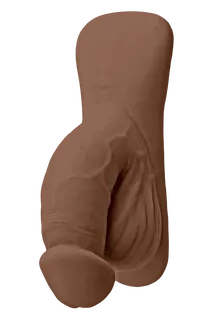 TPE packer Gender X Squishy Flesh (12 cm), tmavě tělová
