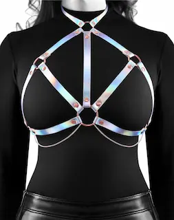 Koženkový postroj Cosmo Harness Crave, L–XL