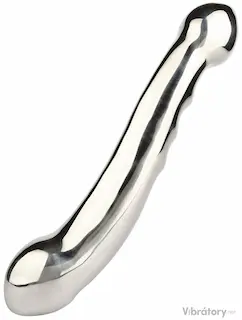 Oboustranné kovové dildo Elegant Eleven, 28 cm