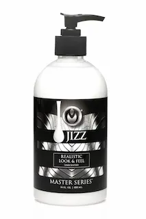 Master Series Jizz Unscented 488 ml, lubrikant na vodní bázi s konzistencí spermatu