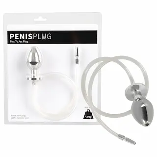 Dilatátor s cévkou a análním kolíkem Delicate Pissing (9 mm)