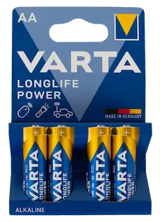 4 Varta AA Batteries