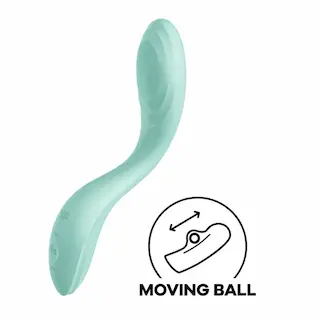 Vibrátor SATISFYER RRROLLING PLEASURE G-Spot zelený