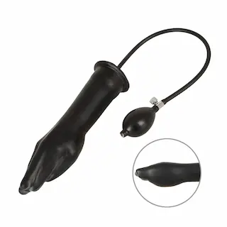 LateX Pump nafukovací dildo – ruka