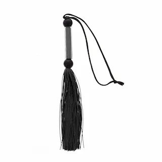 Důtky GP SILICONE FLOGGER WHIP black