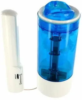 Masturbátor Up/Down Ústa Průhledná Modrá