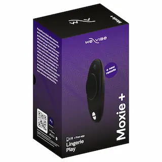 We-Vibe Moxie+ – nositelný klitorální vibrátor s aplikací a dálkovým ovládáním (černý)
