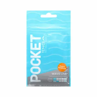 Tenga Pocket jednorázový masturbátor (7 cm), tyrkysový