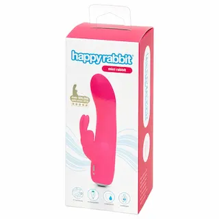Happyrabbit – mini králičí vibrátor – dobíjecí – růžový