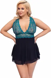 Plus size košilka Penelope Babydoll, XL