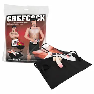 Zástěra CHEFCOCK s plyšovým penisem