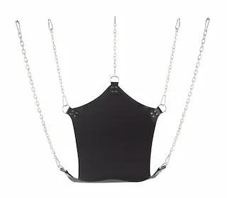 VIP Sling Leather Sling Paris 5 Attachment Points, závěsný sling pro BDSM houpačky