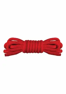 Ouch! by Shots Japanese Mini Rope – 4.9 ft / 1,5 m, red