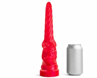 Mr. Hankey’s Toys Unicorn Dildo S, prémiové silikonové dildo s Vac-U-Lock 30 x 2,2–3,8 cm