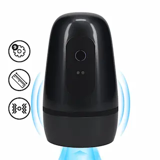 Pumped Pulsar Vibrační masturbátor s podtlakovou stimulací – černý