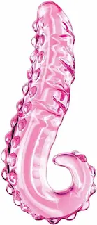 Skleněné masážní dildo Octopuls (15 cm)