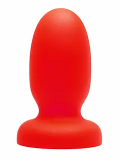 M&K Stretch Plug D, červený silikonový anální kolík 18 x 8 cm