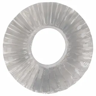 Pulselock Cocktura – žebrovaný penilní kroužek z TPE (průhledný) – 19 mm