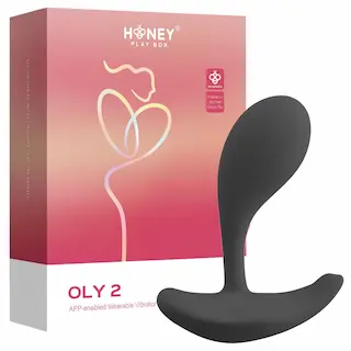 Honey Play Box Oly 2 – App‑ovládaný vibrátor na bod G a klitoris (černý)