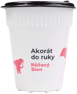 Merch – hravý sloní kelímek Růžový Slon (0,3 l)