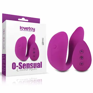 Párový vibrátor LoveToy O-Sensual Double Rush