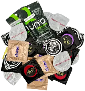 Sada bezlatexových kondomů – Latexfree pack (36 ks)