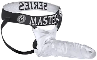 Dutý připínací strap-on Grand Mamba XL (21 cm)